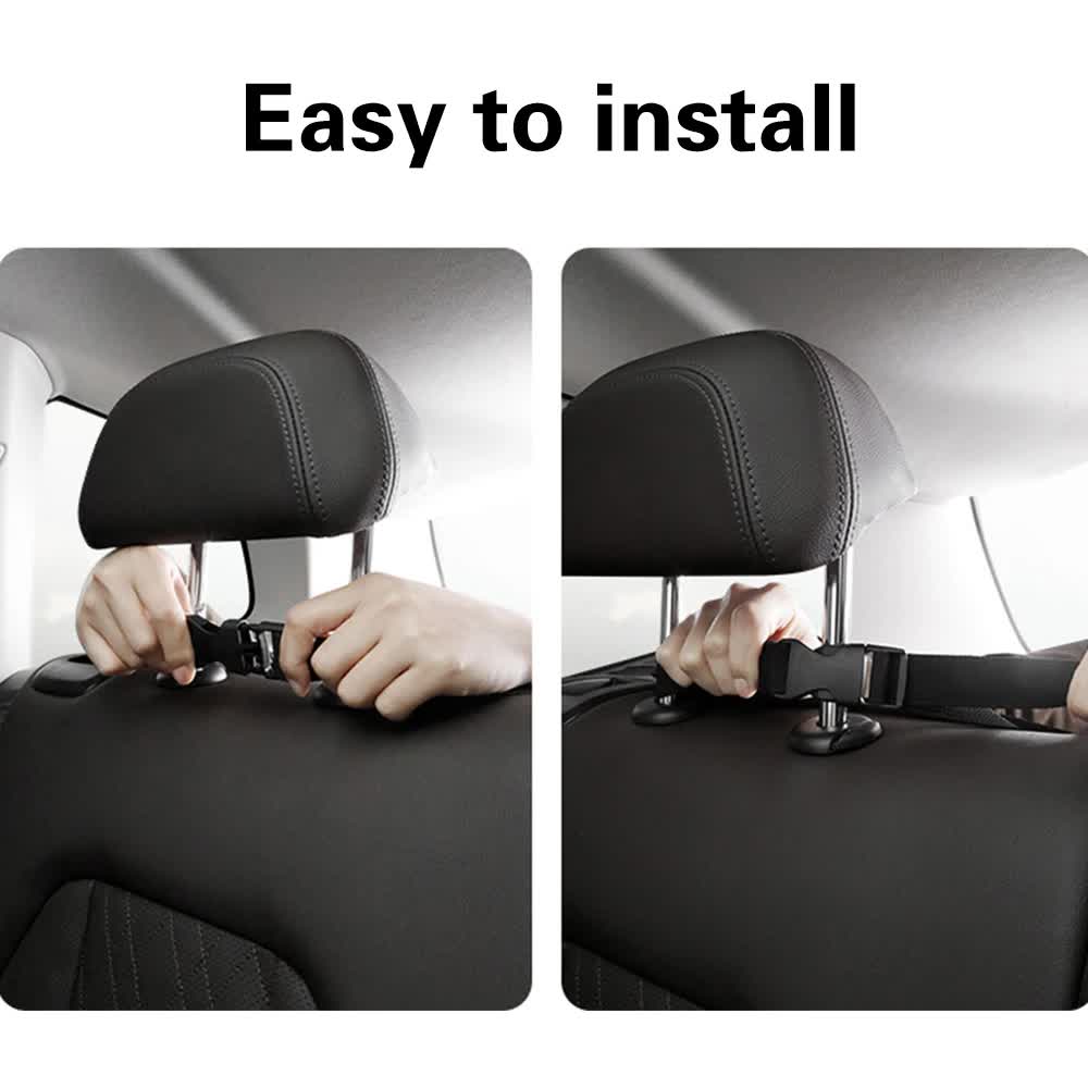 NNEDSZ Grey Car Trunk Storage Bag - Large Capacity Oxford Cloth Multi-Purpose Hanging Organizer with Mesh Pockets and Backseat Storage